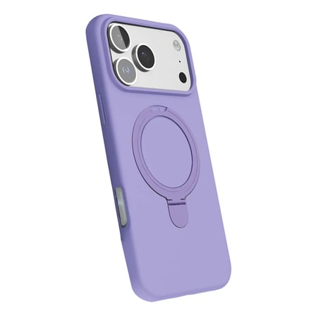 Apple iPhone 17 Pro Regal Magsafe Standlı Kapak - Lila