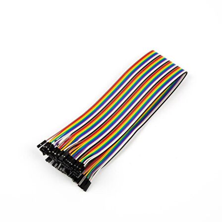 20 Pin 40cm Dişi - Dişi Breadboard Kablosu