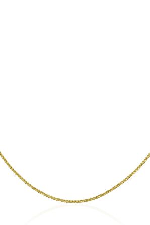 14 Ayar Altın Küp Örme Zincir 2.27 mm