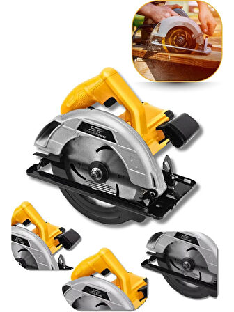 Germany Model Professional Bakır Sargılı 185 mm Açılı Ahşap Sunta Kesme Daire Testere