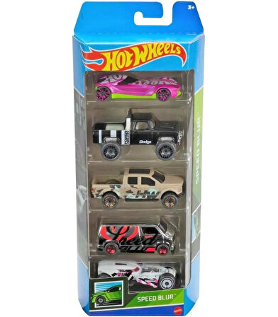 HOT WHEELS 5'li Araba Seti metal Hw Glow Wheels Lisanslı hot wheels