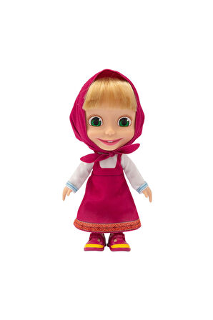 Masha&Koca Ayı 23 Cm Bebek Masha and Bear Maşa İle Koca Ayı Maşa Bebek Masha Bebek Orijinal Lisanslı