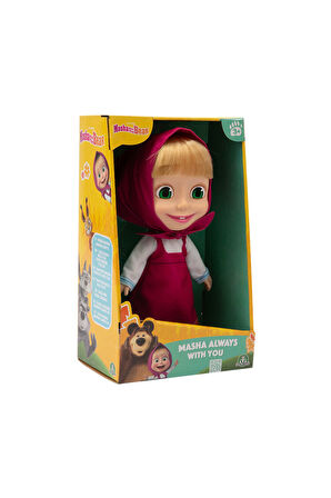 Masha&Koca Ayı 23 Cm Bebek Masha and Bear Maşa İle Koca Ayı Maşa Bebek Masha Bebek Orijinal Lisanslı
