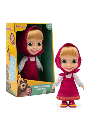 Masha&Koca Ayı 23 Cm Bebek Masha and Bear Maşa İle Koca Ayı Maşa Bebek Masha Bebek Orijinal Lisanslı