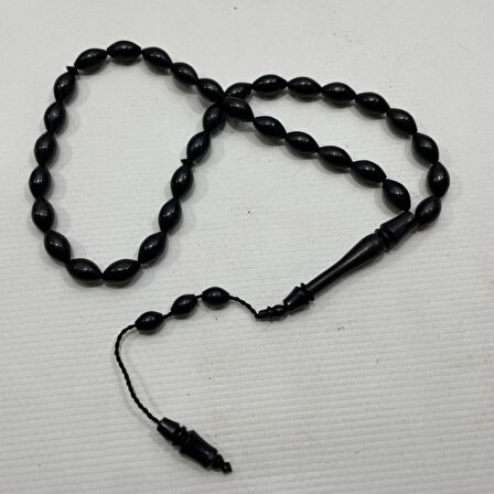 Kişiye Özel Kutulu Abanoz Ağacı Tesbih – El Yapımı Şık Hediye Seçeneği