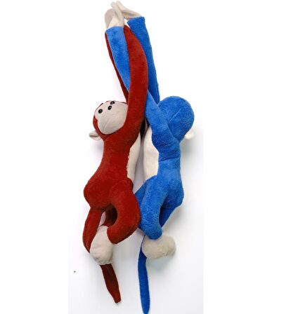 Fanatik Taraftarlara Özel Peluş Maymun: Boyuna Asılabilen, Stadyumu Renklendirecek Maskot Maymun-70 cm
