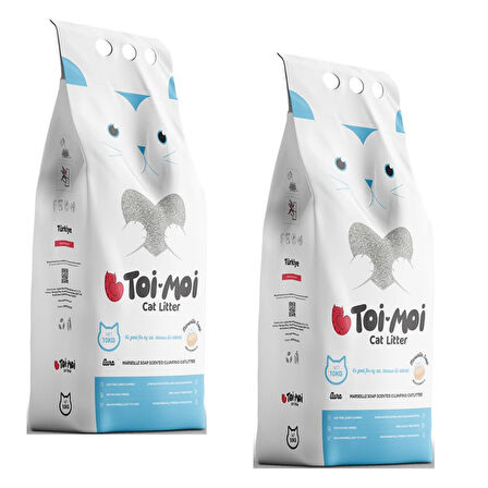 Toi Moi Marsilya Sabunu Kokulu Kedi Kumu 10 kg x 2 Adet