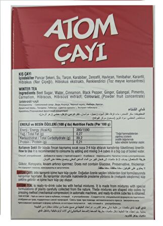 Dola Atom Çay 3 lü Paket Nane Limon Zencefil & Kış Çayı & Ihlamur Zencefil