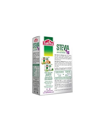 Takita Stevia Zero Beyaz 2’li Tatlandırıcı Set Toz Tatlandırıcı 250 g ve Küp Tatlandırıcı 225 g. 