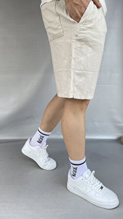 Difransel Keten Şort