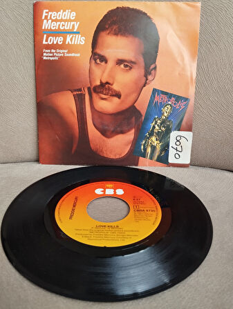 Freddie Mercury – Love Kills - 1984 Hollanda Basım 45 lik Plak