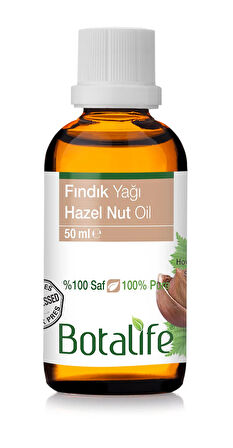 Botalife Saf ve Doğal Fındık Yağı 50ml