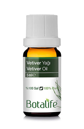 Botalife Saf ve Doğal Vetiver yağı 5ml