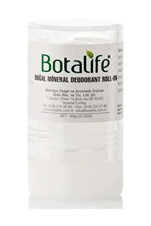 Botalife Saf ve Doğal Doğal Mineral Deodorant Roll on 60g