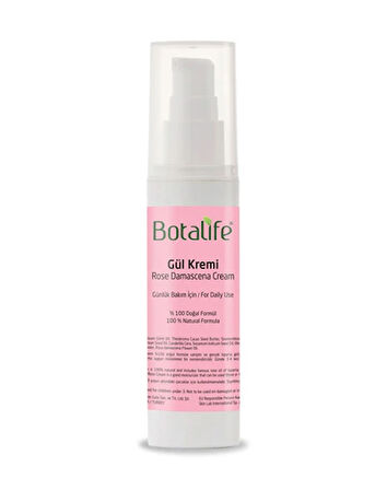 Botalife Saf ve Doğal Gül Kremi 50ml