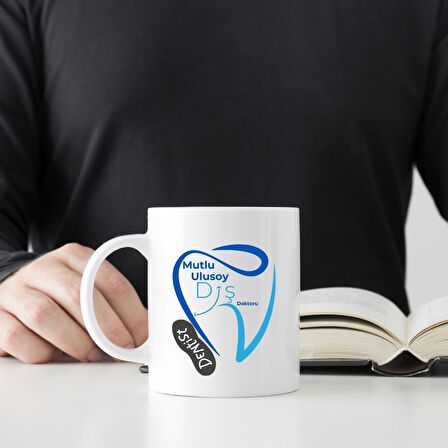 Diş Doktoruna Özel Kişiye Özel İsim Yazılı Kupa Bardak – Hediyelik Tasarım