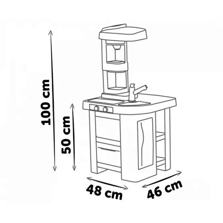 Çocuklar için Mini Kitchen Tefal Mutfak Oyun Seti