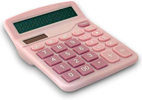 MOBGİFT Şirin Güneş Enerjili Pilli Hesap Makinası Renkli