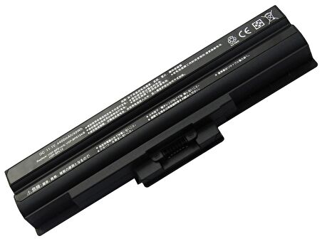 Sony Vaio PCG-7182M PCG-8161M PCG-7182W Batarya Pil Siyah