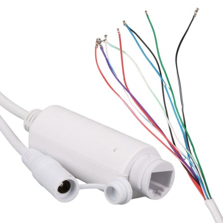 Novacom 9056 48V-12V 2 Amper PD4812 IP Poe Kartlı Splitter Kamera Kablosu (1,25-8Y/PH-2Y)