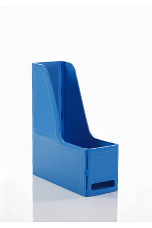 OPS MG 101 MAGAZİNLİK 4'LÜ SET A4 DEMONTE PLASTİK DİKEY KLASÖR ARŞİV KUTUSU ORGANİZER SAKLAMA DEPOLAMA