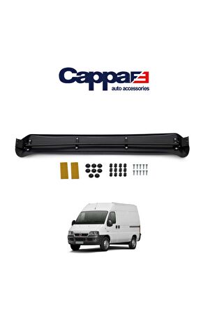 Fiat Ducato Ön Cam Güneşliği Siperlik Vizör Şapka Terek Akrilik (ABS) Piano Black 1994-2006