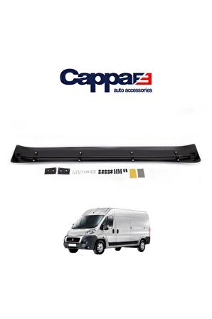 Fiat Ducato Ön Cam Güneşliği Siperlik Vizör Şapka Terek Akrilik (ABS) Piano Black 2006-2014