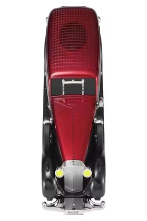 WS-1934 Pontiac Sedan Diecast Araba Bluetooth Hoparlör Işıklı, FM Radyo ve USB Destekli Müzik Kutusu
