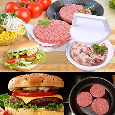 Hamburger Yapma Aparatı- Hamburger Pres Ve Köfte Kalıbı (3877)