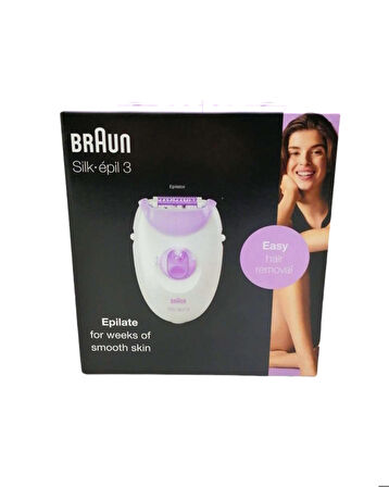 BRAUN SE3-170 EPİLATÖR EPİLASYON CİHAZI SİLK.EPİL 3 PERF. (3877)