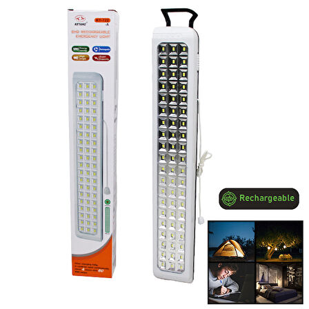 60 SMD LED ŞARJLI IŞILDAK FENER - EMERGENCY LIGHT (3877)