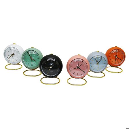 YUVARLAK - ALARM CLOCK BÜYÜK MASA ÇALAR SAAT (3877)