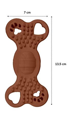 İki Taraflı Tırtıklı Evcil Hayvanlar İçin Diş Kaşıma Çiğneme Oyuncağı (3877)