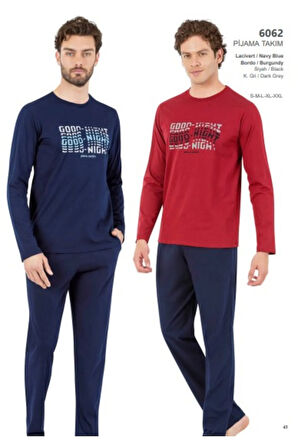 Erkek Uzun Kollu Pijama Takımı 6062
