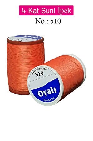 Oyalı 4 Kat Suni İpek İplik İğne Oyası Boncuk İpi Tığ Oyası No:510