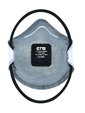 5 Adet Aktif Karbon Maske ERA 7110 AC FFP2 V NR D Ventilli 