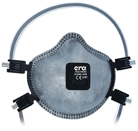 5 Adet Aktif Karbon Maske ERA 7110 AC FFP2 V NR D Ventilli 