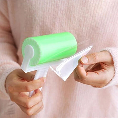 By Nevser® Yeni Nesil Yıkanabilir Pratik Tüy ve Toz Toplama  Rulosu Aparatı
