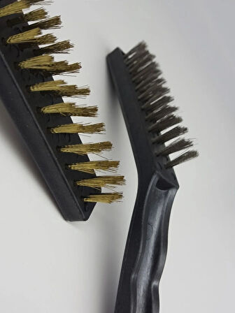 Dev Boy 2li Detay Temizlik Fırça Seti  Araba -mutfak Ocak - Fayans Temizlik Fırça (çelik-bakır)