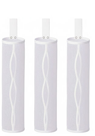 3 Adet Dolap İçi Asılabilir File Çamaşır Filesi - Pratik Ve Düzenli Saklama Çözümü