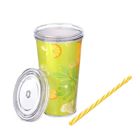 Cool Lime Bardağı - Limeshake Bardak 600 Ml