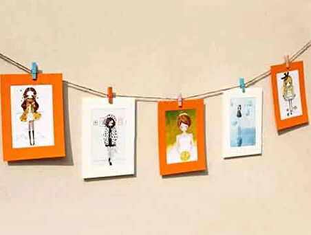 Renkli Mini Ahşap Mandal