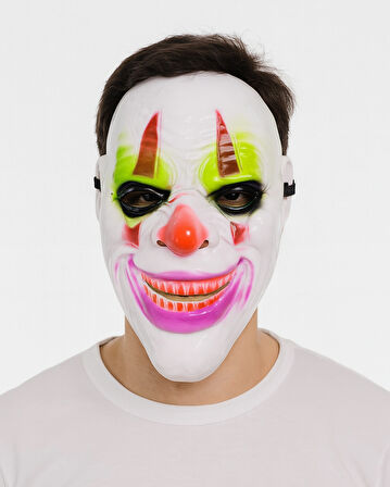 Delirten Gülüş Psikopat Palyaço Temalı Joker Maskesi