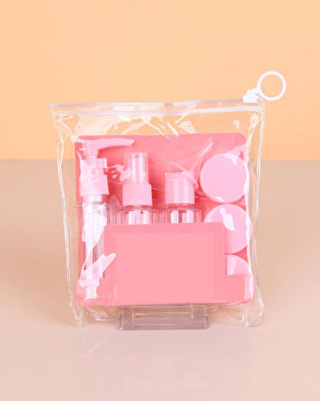 Parfüm Şişesi - Kozmetik Şişesi - 8 Li Seyahat Doldurulabilir Kozmetik Seti