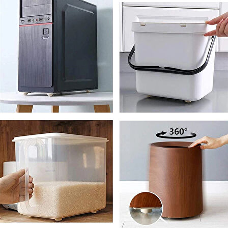 Yapışkanlı Eşya Kaydırma Bilyeleri - Kolay Taşıma Aparatı 4 Adet