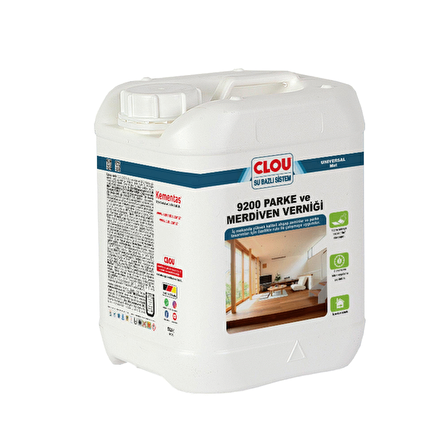 CLOU 9200 Su Bazlı Parke Verniği 5Lt  Mat