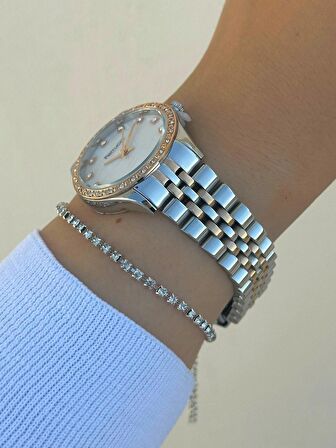 FRC.FT.1.113 Ferrucci Çelik Kordon 30 Mt Suya Dayanıklı Yeni Sezon Şık Tasarım Kadın Kol Saati