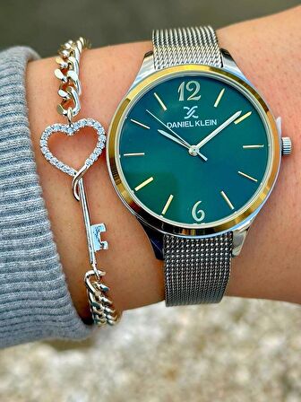 DK.FT.1.320 Daniel Klein Çelik Kordon 30 Mt Suya Dayanıklı Yeni Sezon Şık Tasarım Kadın Kol Saati