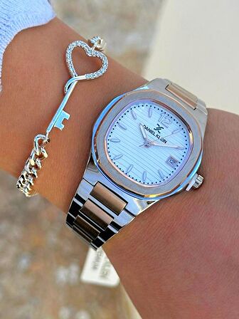 DK.FT.1.377 Daniel Klein Çelik Kordon 30 Mt Suya Dayanıklı Yeni Sezon Şık Tasarım Kadın Kol Saati