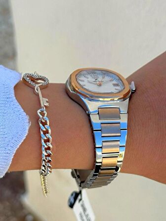 DK.FT.1.377 Daniel Klein Çelik Kordon 30 Mt Suya Dayanıklı Yeni Sezon Şık Tasarım Kadın Kol Saati